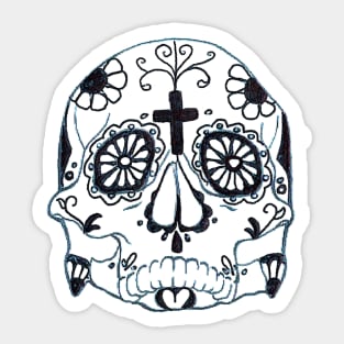 First Mexican Sugar Skull Sticker